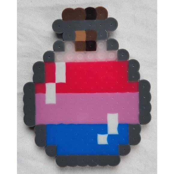 Bisexual LGBT Potion Perler Pixel Art - Picture 1 of 2